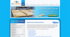 Desktop Screenshot of fabricsolutions.com.au